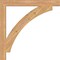 Ekena Millwork Thorton Block Smooth Bracket, Western Red Cedar, 3 1/2"W x 36"D x 36"H BKT04X36X36THR05SWR - alternate 4